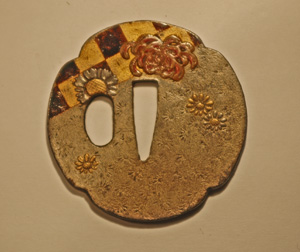 Image for Antique Japanese Sentoku Tsuba Edo Period