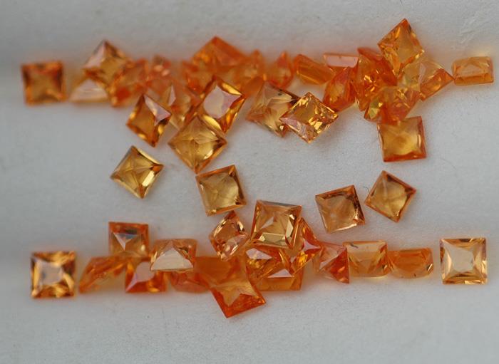 Image for SUPER DEAL!! $$ Naturl BE Heated Songea Sapphire Melee Lot 8.10 tcw  ** VIDEO **