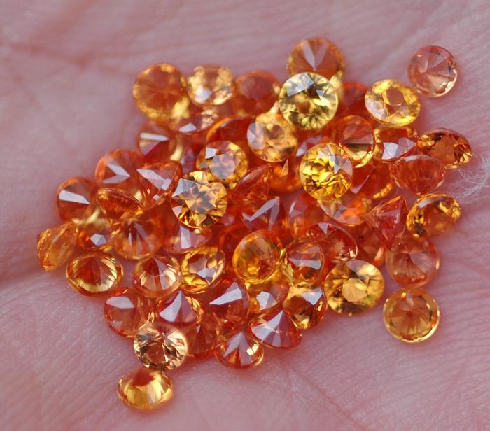 Image for Super DEAL!! $$ Natural BE Heated Songea Sapphire Melee Lot 9.29 tcw