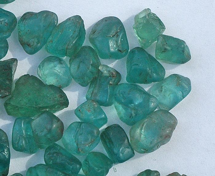 Image for Madagascar Natural Apatite Neon Facet Rough Parcel 164.7 tcw