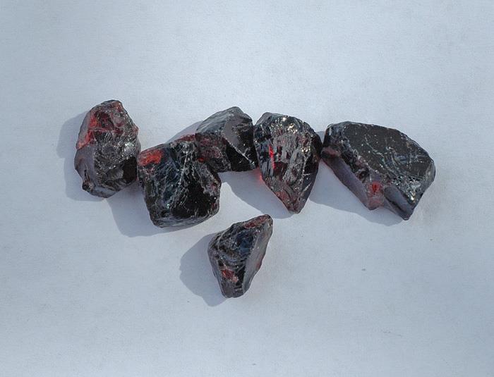 Image for Tanzania Natural Red Almandine Garnet Facet Rough Lot 93 tcw