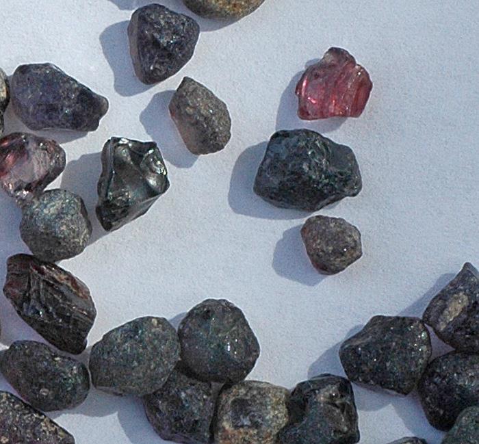 Image for Tanzania Unheated Sapphire Facet Rough Lot Melee size 53.57 tcw