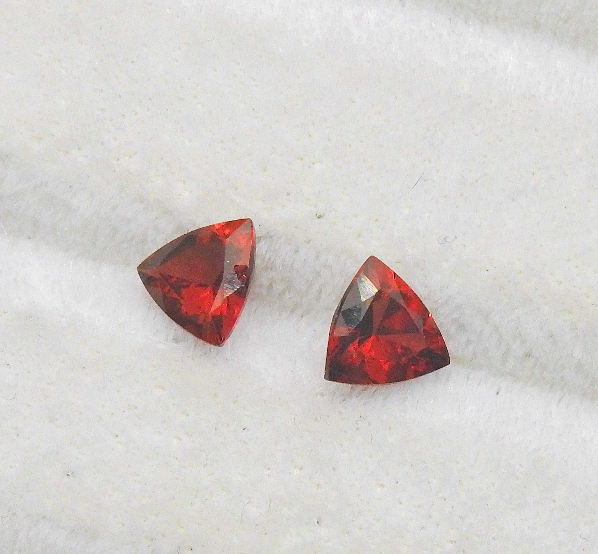 Image for LOVELY!! Madagascar Natural Matched Pair Garnets 2.57 tcw.  ** VIDEO **