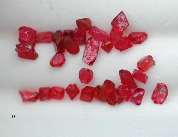 Image for Burma Natural Spinel Crystals Parcel 12.10 tcw.  ** VIDEO **