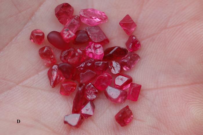 Image for Burma Natural Spinel Crystals Parcel 12.10 tcw.  ** VIDEO **