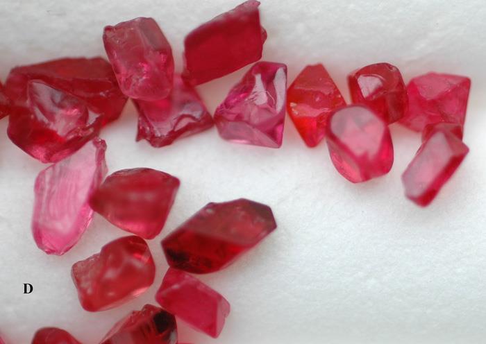 Image for Burma Natural Spinel Crystals Parcel 12.10 tcw.  ** VIDEO **