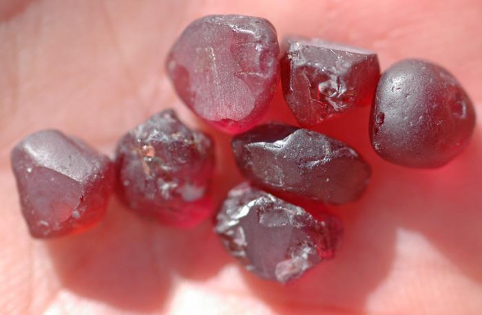 Image for Tanzania Natural Umbalite Garent Facet Rough Lot 28.37 tcw