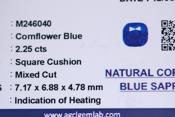 Image for Sri Lanka Natural Blue Sapphire 2.25 carat ** VIDEO **