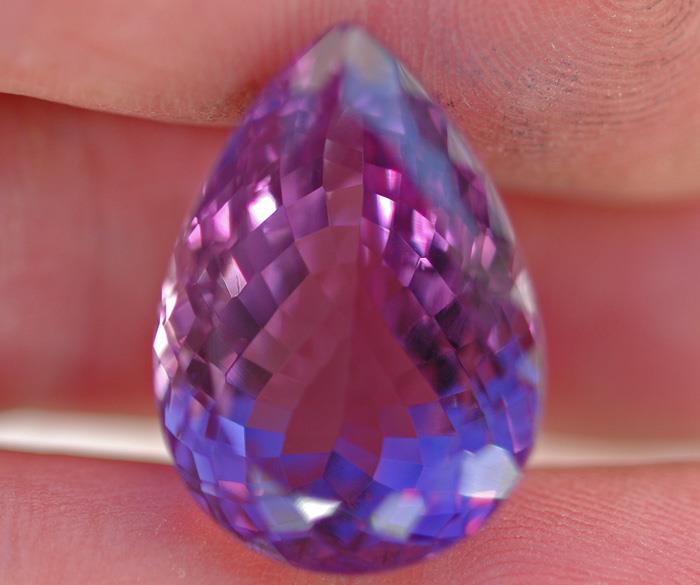 Image for Large!! Natural Bolivia Amethyst Pear 41.73 carat  ** VIDEO **