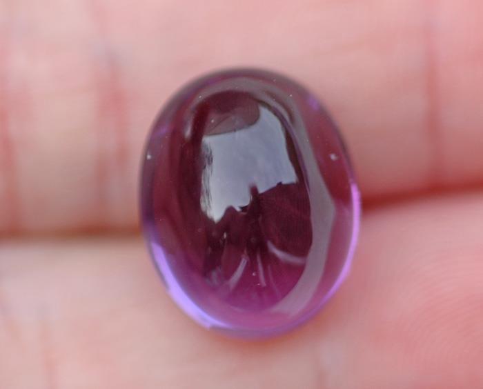 Image for Bolivia Natural Amethyst Cabochon 16.34 carat  ** VIDEO **