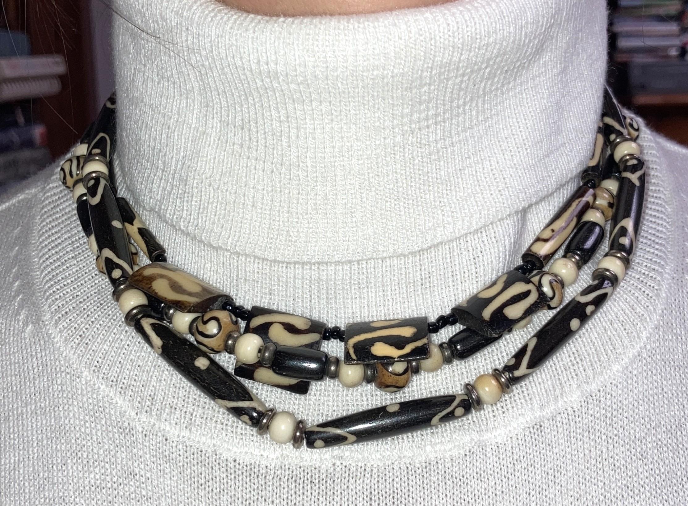 Image for Estate Batik None beads set of 3