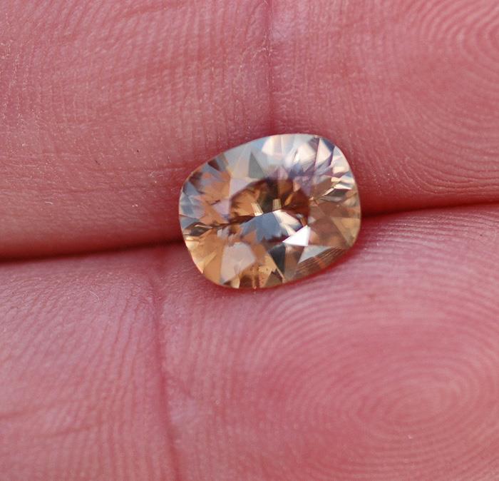 Image for Tanzania Natural Zircon GIA Cert. 3.91 carat  ** VIDEO **