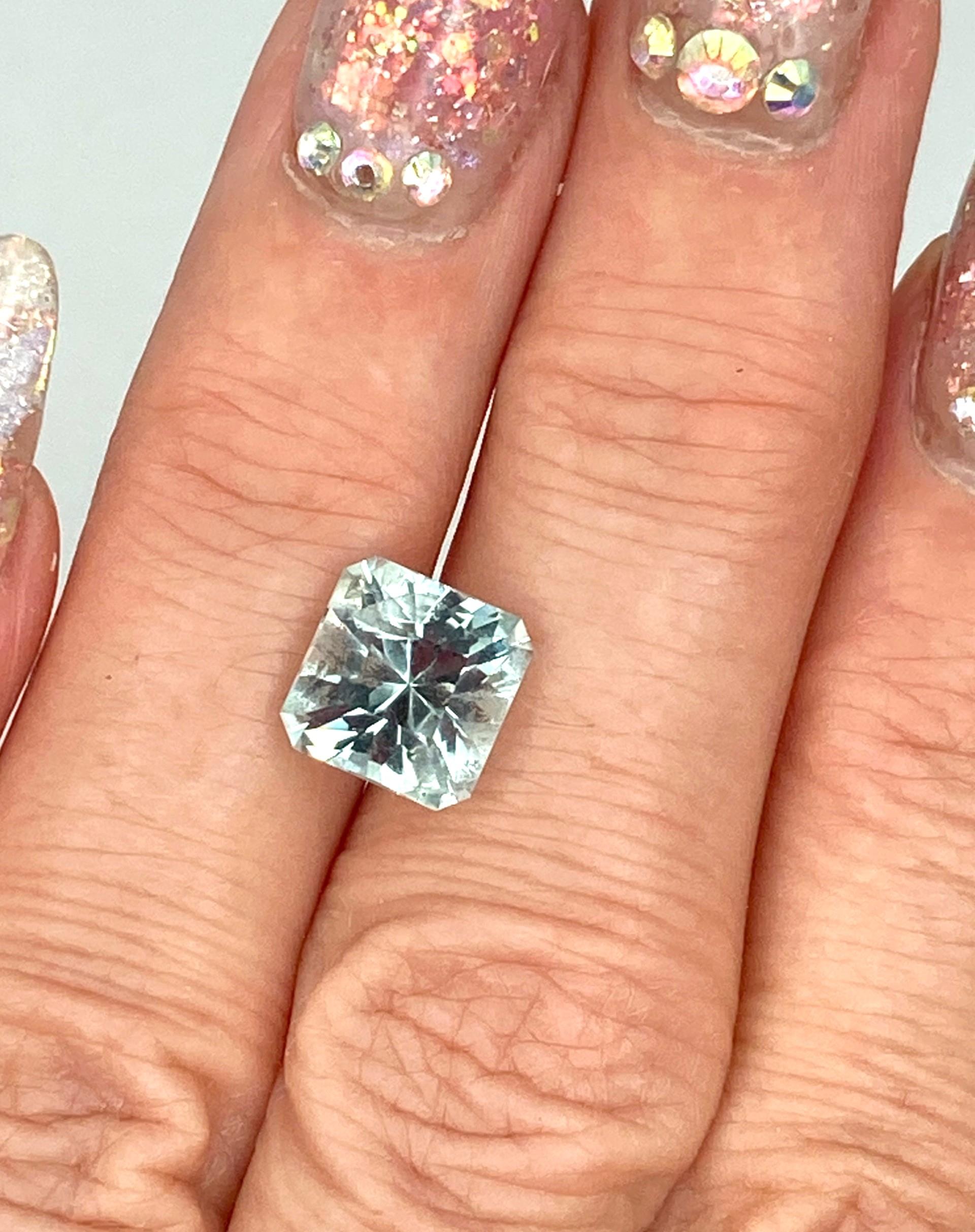 Image for Nigeria Natural Aquamarine 3.92 carat  ** VIDEO **