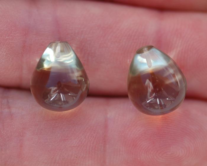 Image for Brazil Natural Green Quartz Pair 22.87 tcw ** VIDEO **