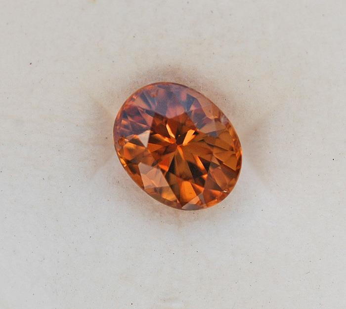 Image for Natural Tanzanian Unheated Orange Zircon 2.23 carat  ** VIDEO **