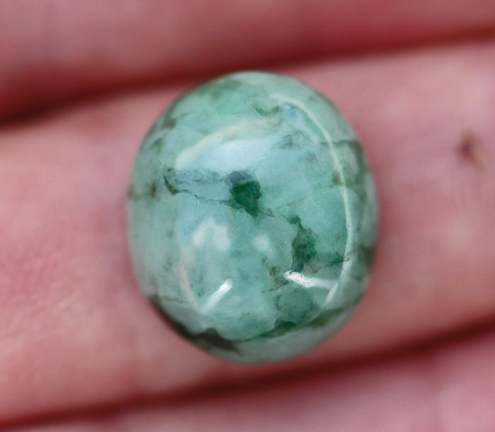 Image for Burma Natural Jadeite Cabochon 23.71 carat  ** VIDEO **
