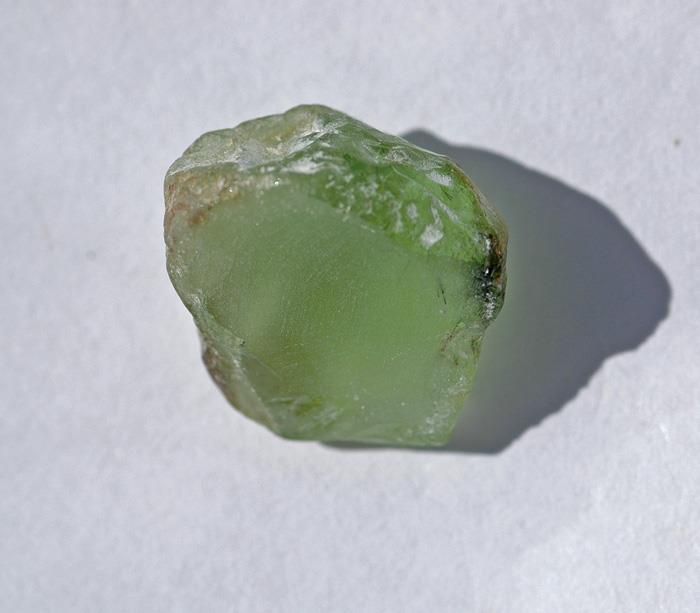 Image for Pakistan Natural Peridot Facet Rough 19.27 carat