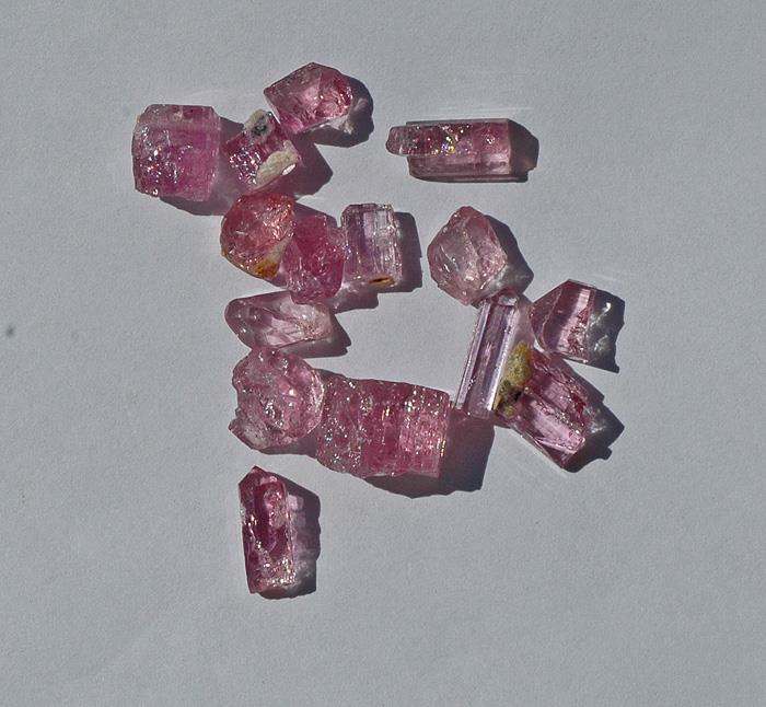 Image for Katlang Mine Natural Pink Topaz Facet Rough Lot 36.47 tcw