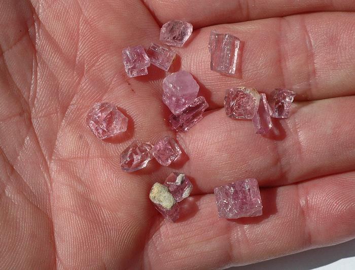 Image for Katlang Mine Natural Pink Topaz Facet Rough Lot 36.47 tcw