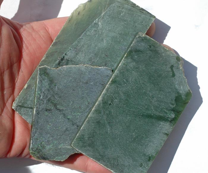 Image for Natural Canadian Nephrite Jade Slabs 184 grams