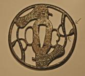 Image for Antique Japanese Tsuba Sukashi Late Muromachi Period