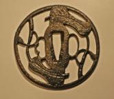 Image for Antique Japanese Tsuba Sukashi Late Muromachi Period