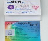 Image for Sri Lanka Natural Fancy Sapphire 4.01 carat with AGL Brief  ** VIDEO **