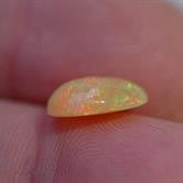 Image for Ethiopian Natural Opal Peach-Orange Base Broadflash 2.48 carat ** VIDEO **