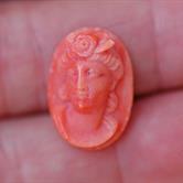 Image for Natural Coral Carving 12.01 carat  ** VIDEO **