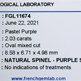 Image for Sri Lanka Natural Spinel 2.03 carat  ** VIDEO **