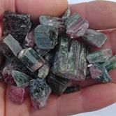 Image for Natural Bi Color Brazilian Tourmaline Cabochon Rough Lot 626.3 tcw