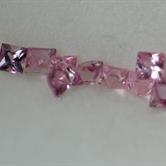Image for SUPER DEAL!! $$ Natural Sri Lanka Pink Sapphire Princess Cut Melee Lot 3.42 tcw