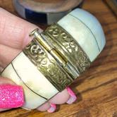 Image for Ox/ Buffalo Horn Bangle Bracelets set of 3- ESTATE