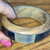 Image for Ox/ Buffalo Horn Bangle Bracelets set of 3- ESTATE