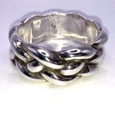 Image for Electroform Vintage Sterling Silver Large Bangle Bracelet - ESTATE