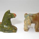 Image for Gemstone Horse Carvings- set of 2 pc.