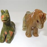 Image for Gemstone Horse Carvings- set of 2 pc.