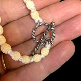 Image for Estate-Carved Natural Buffalo Horn SS Clasp 25 inch