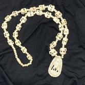 Image for Estate-Carved Natural Horn - Faux Ivory 28 inch