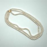 Image for Akoya Triple Strand Pearls 7-7.5 mm