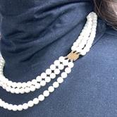 Image for Akoya Triple Strand Pearls 7-7.5 mm