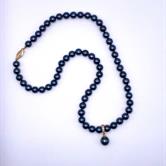 Image for Akoya Black Pearls with Diamond enhancer