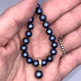 Image for Akoya Black Pearls with Diamond enhancer