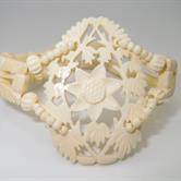 Image for Natural Bone Carved Bracelet 8 inch- ESTATE