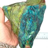 Image for Parrot Wing Chrysocolla Gem Rough Specimen LARGE- 2362 grams