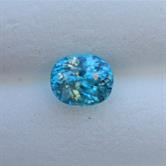 Image for Natural Vietnam Intense Blue Zircon 3.49 carat  ** VIDEO **